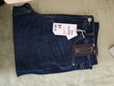 京東京造牛仔褲男士直筒長(cháng)褲25秋季新款彈力休閑褲子男 深藍色 31 曬單實(shí)拍圖