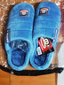 大嘴猴（paul frank）棉拖鞋男士秋冬季室內家居拖鞋毛絨保暖厚底棉鞋男款深藍290PF607 曬單實(shí)拍圖