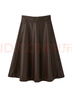 太平鳥(niǎo)【商場(chǎng)同款】女裝冬季新款PU太陽(yáng)裙A1GFD4380 棕色 L 曬單實(shí)拍圖