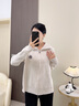 施洛瀾開(kāi)衫毛衣外套女裝秋冬裝外穿2025新款韓版立領(lǐng)寬松長(cháng)袖針織上衣 淺咖色 均碼 建議80-145斤 曬單實(shí)拍圖