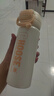 COOKSS兒童保溫杯初高中學(xué)生高顏值316不銹鋼大容量雙飲運動(dòng)水杯子男 杏白-【吸管+直飲】 500ml 帶提手 曬單實(shí)拍圖