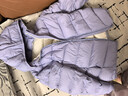 笛莎（DEESHA）童裝女童輕薄羽絨服2025秋冬新款女寶寶短款三防輕盈保暖外套 加勒比藍 150 【充絨量：63.2g】 曬單實(shí)拍圖