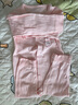愛(ài)寶適嬰兒連體衣春秋純棉寶寶哈衣爬服新生兒衣服睡衣粉色73cm  T142 曬單實(shí)拍圖
