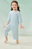 babycare兒童睡衣優(yōu)可絲薄款寶寶家居服套裝 【春夏款】風(fēng)帆藍(lán) 80  曬單實拍圖