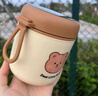仟禮源國慶中秋節節禮物實(shí)用小禮品定制早餐杯公司活品送員工福利伴手禮 女孩+女孩貼+保溫袋 530ml 曬單實(shí)拍圖