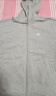 adidas休閑舒適寬松加絨連帽夾克外套男女秋冬阿迪達(dá)斯官方輕運(yùn)動 中麻灰   L 曬單實(shí)拍圖