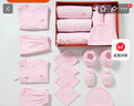 貝瑞加（Babyprints）新生兒禮盒嬰兒衣服寶寶禮物滿(mǎn)月春節送禮套裝新年見(jiàn)面禮13件 藍 曬單實(shí)拍圖