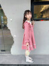 安妮優(yōu)兒（Anneyol）女童秋冬款連衣裙2025新款秋冬季小女孩公主裙秋裝兒童長(cháng)袖裙子 粉色加絨 150 曬單實(shí)拍圖