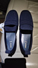 健樂(lè )士杰歐適2025春夏新款圓頭腳蹬日常百搭女鞋通勤平底透氣單鞋 深藍 37 曬單實(shí)拍圖