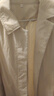 無(wú)印良品（MUJI）女式不易沾水防紫外線(xiàn)立領(lǐng)大衣防曬衣服女款25年早秋風(fēng)衣外套女裝 象牙色 S (155/80A) 曬單實(shí)拍圖