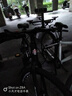 永久公路車(chē)自行車(chē)直把彎把山地車(chē)男女越野變速700C單車(chē)青少年競速賽車(chē) 鋼架 黑色 21速 燕把輻條輪 曬單實(shí)拍圖