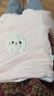 小三月男女寶寶夾棉衣服冬季嬰兒加厚分體兩件套裝棉衣棉褲冬裝棉服外穿 A107套裝小兔粉 80碼，建議18-21斤 曬單實(shí)拍圖