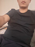 京東京造【10A抗菌】男士短袖t恤衫男女同款白小T蘇超定制 黑色XL 曬單實(shí)拍圖