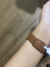 久風(fēng)品牌原裝適用蘋(píng)果s10荔枝紋真皮表帶AppleWatch9小蠻腰細款s8氣質(zhì)高級s7輕奢復古ultra柔軟s6/5/4 【橙色】 適用iwatch S10/S11【42MM表盤(pán)】 曬單實(shí)拍圖