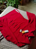 山人運動(dòng)太極練功服男士新款太極服女高端套裝八段錦太極拳練功服春秋冬季 酒紅色-冬款加絨 L 曬單實(shí)拍圖