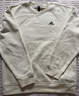 adidas情侶款寬松抓絨圓領(lǐng)長(cháng)袖衛衣套頭衫男女秋季阿迪達斯輕運動(dòng) 白色   S 曬單實(shí)拍圖