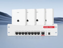 華三（H3C）全屋wifi6路由器千兆雙頻3000M 企業(yè)無線AP面板 ac+ap1拖4套裝AP3000L-U*4+AC1109L-P-U 曬單實拍圖