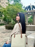 CinvaiKrose上課托特包女包2025新款大容量通勤單肩包包手提包生日禮物送女友 菱格米白【送女友老婆女生禮物走心實(shí)用】 曬單實(shí)拍圖