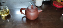一茗金砂宜興純手工紫砂壺泡茶壺原礦紫朱砂吳海良250CC內推球孔鮑尊壺 曬單實(shí)拍圖