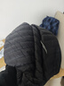 迪卡儂（DECATHLON）短款羽絨服輕薄薄外套戶(hù)外運動(dòng)保暖內膽排骨羽絨服TREK100 男款- 經(jīng)典黑-連帽 XL 曬單實(shí)拍圖