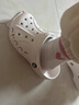 卡駱馳（CROCS）貝雅兒童洞洞鞋男女童戶(hù)外包頭沙灘鞋拖鞋/207013/207012 白色-100 30 (180mm) 曬單實(shí)拍圖
