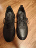 老人頭（LAORENTOU）男鞋休閑鞋子男士韓版板鞋皮鞋男戶(hù)外鞋小牛皮鞋 LA106 黑 43  曬單實(shí)拍圖
