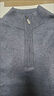 恒源祥羊毛衫男冬新款加 厚中老年半高領(lǐng)拉鏈爸爸毛衣針織羊毛衫 灰色 7638 XL 175XL建議138-158斤 曬單實(shí)拍圖