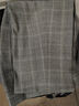 By Creations進(jìn)口DRAGO純羊毛威爾士親王格套西格紋西服套裝商務(wù)職業(yè)正裝西裝 灰色 48 (175/92A) 曬單實(shí)拍圖