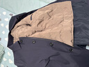 雅戈爾（YOUNGOR）羽絨服男連帽羽絨服聚酯纖維面料鵝絨填充保暖舒適 藏青VLYD419889FTA M 170/92A 曬單實(shí)拍圖