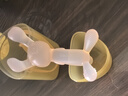 beedoll蓓兜嬰兒牙膠磨牙棒口欲期兔兔牙膠咬咬樂(lè )玩具硅膠4月齡+草莓粉 曬單實(shí)拍圖