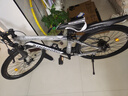 金武端自行車(chē)成人山地車(chē)公路賽車(chē)單車(chē)騎行變速超輕越野中學(xué)生初中青少年 頂配版-輻條輪-黑白色 26寸21速 曬單實(shí)拍圖