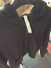 lululemon丨Scuba 女士超寬松款拉鏈連帽衫 LW3IG5S 黑色 M /L 曬單實(shí)拍圖
