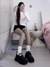 拾襪記黑色加絨光腿神器女秋冬黑透膚連褲襪顯瘦防勾絲單層加厚打底褲襪 曬單實(shí)拍圖
