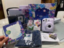 INSTAX富士instax立拍立得 一次成像相機 mini12精美禮盒 鳶尾騎士 含10張fafa花邊相紙 曬單實(shí)拍圖