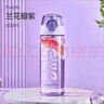 希樂（cille）塑料水杯tritan男女大容量戶外運(yùn)動健身隨手杯子600ml紫XL-2217 曬單實(shí)拍圖