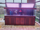 森森（SUNSUN）魚(yú)缸大型豪華龍魚(yú)缸水族箱超白玻璃魚(yú)缸客廳落地家用辦公定制龍缸 剛果木 發(fā)燒級3.0米長(cháng)*74寬（WiFi版 變頻水泵） 曬單實(shí)拍圖