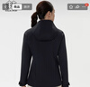 KOLON SPORT可隆軟殼衣防潑水防風(fēng)保暖透濕女士拉絨連帽軟殼夾克 曬單實(shí)拍圖