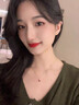 伊燦輕奢金色紅瑪瑙項(xiàng)鏈女2025新款爆款簡約氣質(zhì)高級感頸鏈精致鎖骨鏈 紅色瑪瑙項(xiàng)鏈 曬單實(shí)拍圖