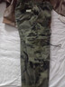 花花公子（PLAYBOY）迷彩工裝褲男士秋冬新款高端潮牌寬松束腳傘兵戶(hù)外登山休閑長(cháng)褲子 軍綠 【春秋款】 XL 【推薦120-140斤】 曬單實(shí)拍圖