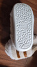 名創(chuàng  )優(yōu)品（MINISO）萌趣貓爪棉拖鞋宿舍可愛(ài)高顏值外穿居家用室內棉拖鞋 卡其 36-37 曬單實(shí)拍圖