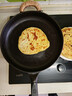 九鑄聚油煎鍋28cm加厚鑄鐵鍋平底鍋生鐵無(wú)涂層不粘鍋燃氣灶電磁爐家用 曬單實(shí)拍圖