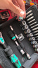 維拉（WERA）進(jìn)口棘輪扳手套裝8100德國汽修工具中大小飛快速扳手套筒便攜套裝 1/4小飛【萬(wàn)向棘輪28件】8100SA6 曬單實(shí)拍圖