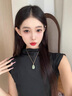 七彩云南和田玉無(wú)事牌吊墜青玉男女款晴水青玉平安無(wú)事牌玉墜玉佩玉牌項鏈 晴水淺青玉無(wú)事牌 曬單實(shí)拍圖