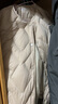 雪中飛新款時(shí)尚百搭經(jīng)典斜插大口袋防風(fēng)袖口保暖女士短款羽絨服女 奶茶米|7432 S /160/84A 曬單實(shí)拍圖