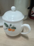蘇氏陶瓷（SUSHI CERAMICS）冰種玉瓷素燒手繪柿柿如意辦公杯茶隔杯陶瓷過(guò)濾內膽會(huì )議杯伴手禮 曬單實(shí)拍圖