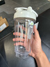 Blender Bottle 搖搖杯運動(dòng)水壺健身水杯 蛋白粉攪拌球奶男士女生大容量塑料杯子 24oz白色710ml 0 曬單實(shí)拍圖