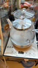 益茶福全自動(dòng)上水電熱水壺底部上水嵌入式茶臺功夫茶燒水壺飲水燒水一體機抽水玻璃煮茶壺保溫泡茶壺 SQ-008金色玻璃套裝 1L 曬單實(shí)拍圖