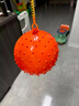 蜜匡德國皮球小皮球兒童皮球帶拉繩小皮球嬰兒專(zhuān)用無(wú)毒小皮球寶寶 8.5寸吊繩按摩球-紅色 （每單送1氣針+氣筒） 曬單實(shí)拍圖