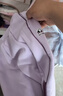 安踏兒童褲子女小童裝24年冬加絨保暖舒適針織運動(dòng)褲長(cháng)褲小童 桃香紫-1 110 cm 曬單實(shí)拍圖