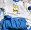 優(yōu)衣庫嬰幼兒寶寶繪本合作系列睡衣長(cháng)袖起居服套裝25秋新款478466 64 湖藍色 100 曬單實(shí)拍圖